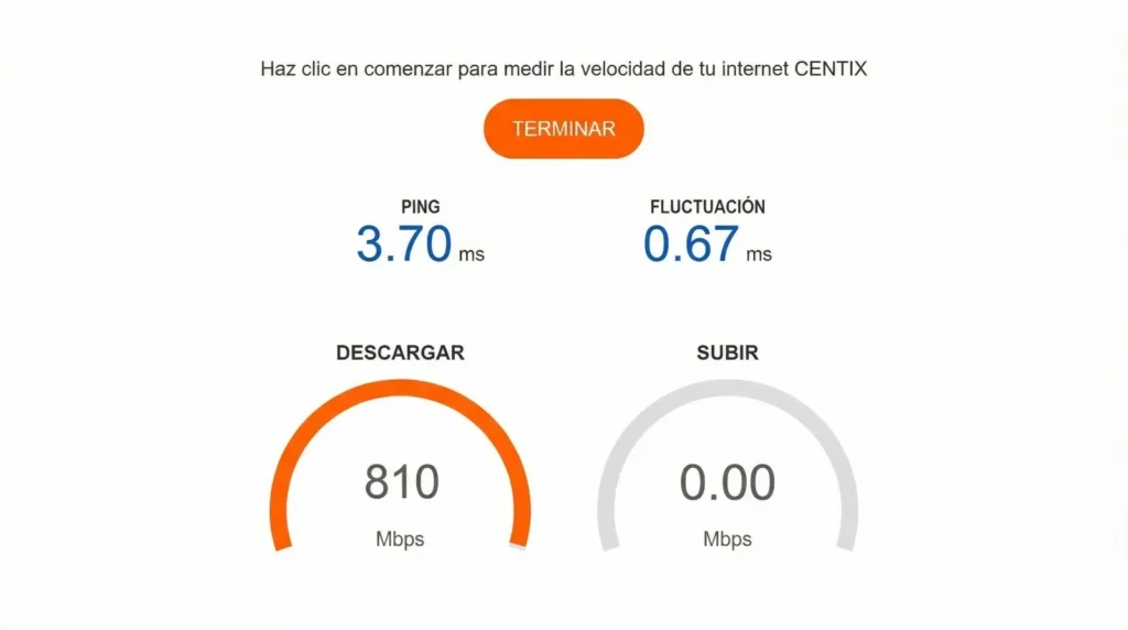 test de velocidad de descarga